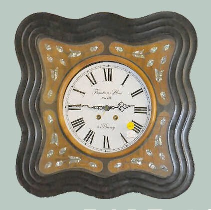 French M.O.P Picture Frame Clock, 1861