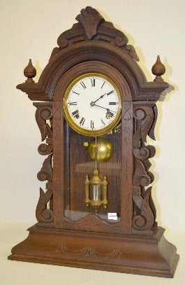 Ansonia Walnut Fifth Avenue Clock, Replica