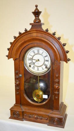 Gilbert Oak “Crown” Kitchen Clock