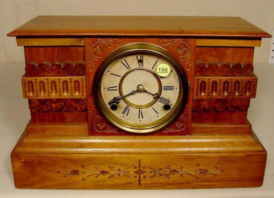 Gilbert Veda Walnut Mantle Clock