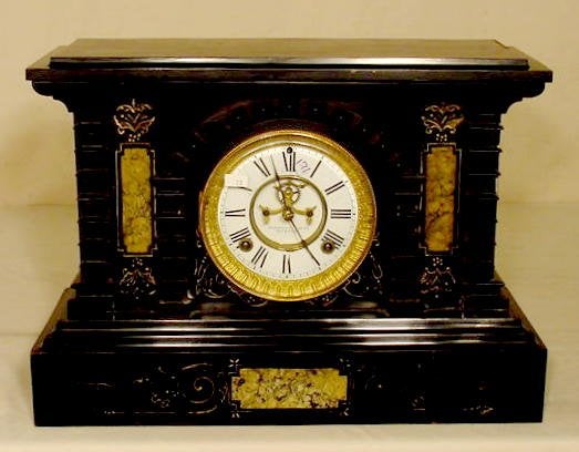 Ansonia Iron Case Mantle Clock