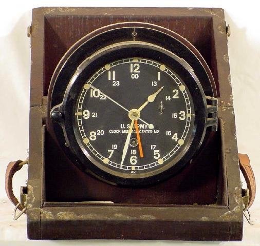 US Army Message Center Portable Clock