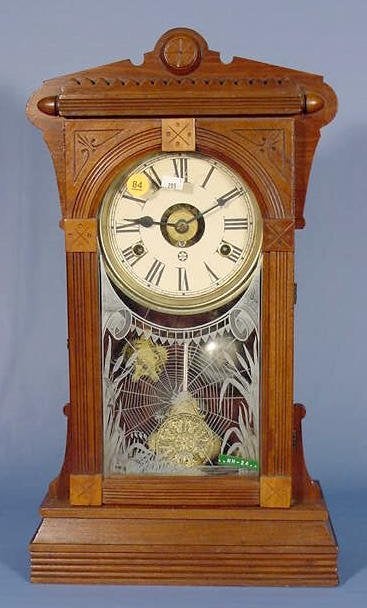 New Haven Walnut Kitchen Clock NR