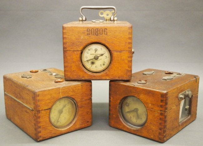 3 Pigeon Racing timer clocks