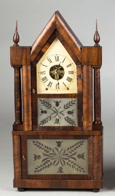 Birge & Fuller Steeple Shelf Clock