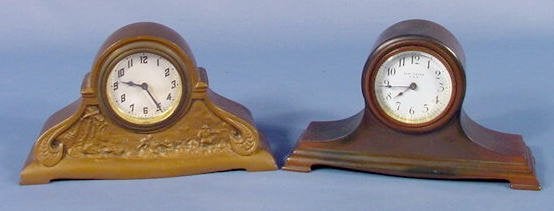 2 Metal Novelty Clocks