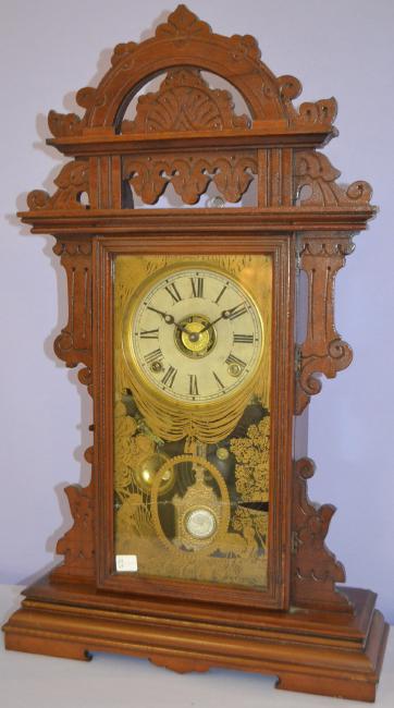 Antique Welch Walnut “Donita” Kitchen Clock