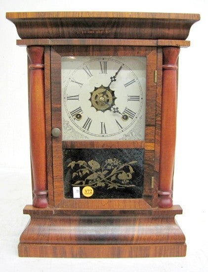 Waterbury Column Spring Mantle Clock