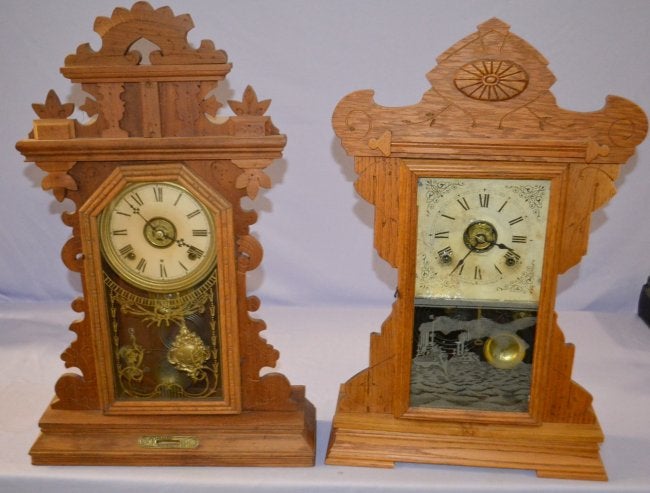 2 Antique Kitchen Clocks, Ingraham &Seth Thomas