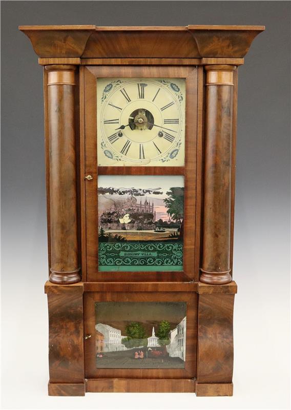 Birge, Peck & Co. Double Decker Shelf Clock