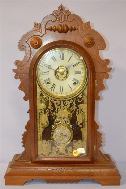 Antique EN Welch (Roze) Kitchen Mantle Clock