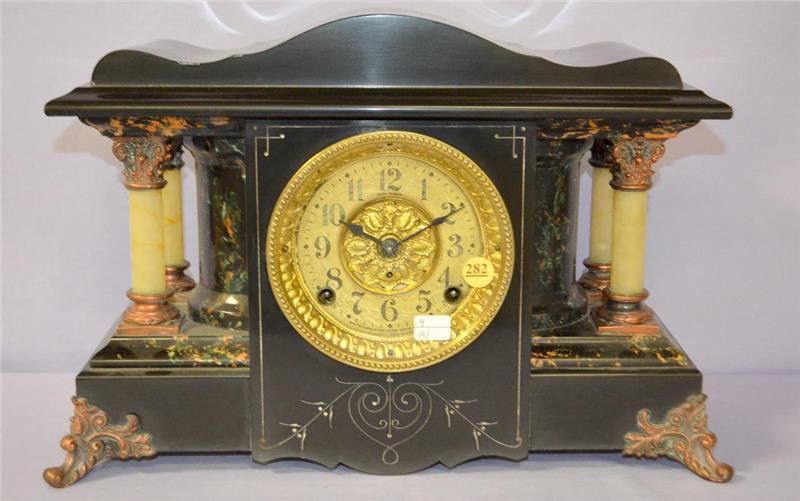 Antique Seth Thomas Adamantine Mantle Clock