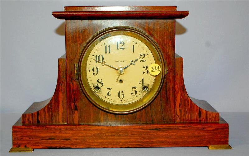 Antique Seth Thomas (Bolo) Adamantine Mantle Clock