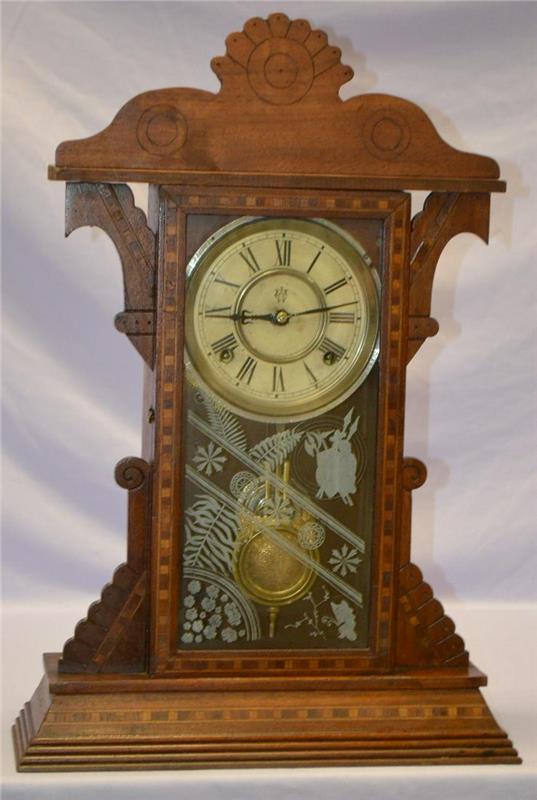 Antique Waterbury Kitchen Mantle Clock