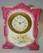 Lot of 3 Mini Porcelain Mantel Clock