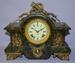 Antique Ansonia "Louvre" Iron Case Mantel Clock