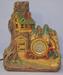 Vintage Carved Dwarf & Tree House Clock