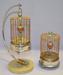 Lot of 2 Bird Cage Mantle Clock