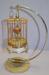 Lot of 2 Bird Cage Mantle Clock