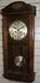 Antique German Mahogany Box Wall Clock