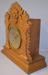 Antique Carved Oak Cabinet Clock