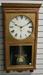 Antique Sessions Oak Regulator "H" Wall Clock