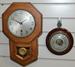 Lot of 2 One Barometer and Octagon Wall Clock