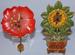 Lot of 2 Lux Pendulette Dest & Wall Clock