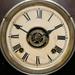 Ansonia "Elba" Oak Alarm Kitchen Mantle Clock