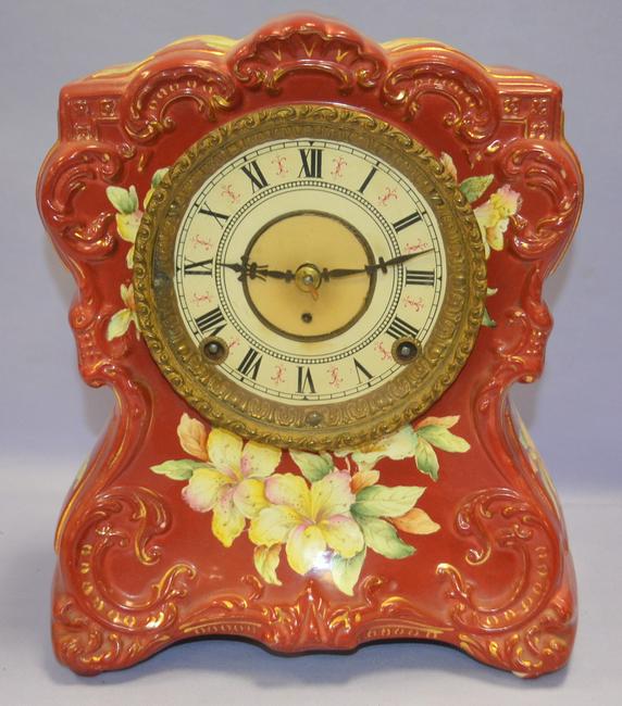 Kroeber China #100 16 Porcelain Mantle Clock