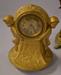 Lot of 3 Novelty Metal Figural Mantle Clock