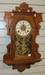 Antique Russell & Jones Walnut Kitchen Wall Clock