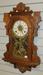 Antique Russell & Jones Walnut Kitchen Wall Clock