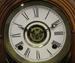 Antique Russell & Jones Walnut Kitchen Wall Clock