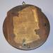 Antique Railway Station Mahogany Wall Clock