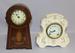 Lot of 2 Inlay Mantle Clock