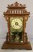 EN Welch "FALKA" Walnut Kitchen Mantle Clock
