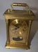 Lot of 3 Brass Case Mantle & Desk Clocks