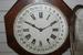 Antique New Haven Octagon Drop Calendar Clock