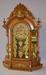 Ansonia "Triumph" Oak Mirror Side Parlor Clock