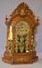 Ansonia "Triumph" Oak Mirror Side Parlor Clock