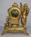 Gilbert "Crown" Metal Figure Mantle Clock