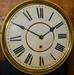 Antique Sessions Regulator "E" Oak Wall Clock