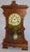 Antique Waterbury Sheffield Walnut Parlor Clock