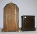 Lot of 2 Wood Case Mantle Clocks