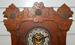 Antique Waterbury Colonial Mahogany Wall Clock
