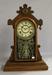 Lot of 2 Walnut Case Kitchen Mantle Clocks