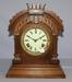 Antique Ansonia "Tunis" Oak Cabinet Clock