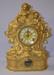 Ingraham Figural Metal Front Mantle Clock