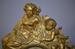 Ingraham Figural Metal Front Mantle Clock